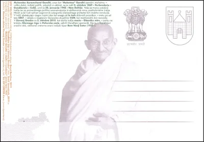 150. OBLETNICA ROJSTVA MAHATMA GANDHI